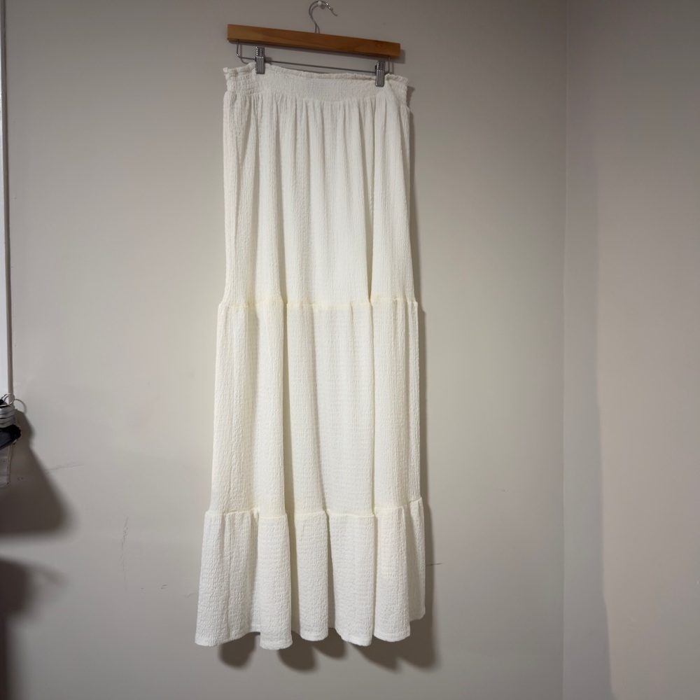 ARULA Cream Maxi Skirt